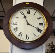 An Antique Wall Clock With Movement Removed
