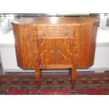 An Early 20thC. Oak Sewing Cabinet