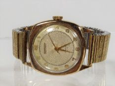 A Rotary Wristwatch With 9ct Gold Case