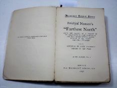 1897 Edition Fridtjof Nansen's Farthest North Voya