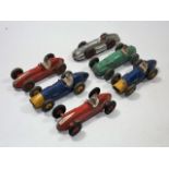 A Set Of Six Dinky Racing Cars