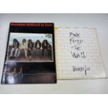 Two Rock Music Booklets By Rainbow & Pink Floyd