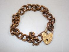 An Antique 9ct Gold Bracelet