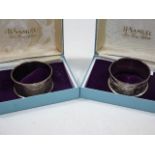 A Pair Of Silver Napkin Rings