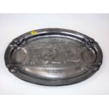 A Kayserzinn 4545 Pewter Oval Dish