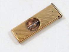 A 9ct Gold Cased Cigar Cutter