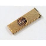 A 9ct Gold Cased Cigar Cutter