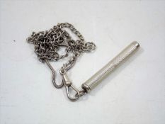 A Silver Tooth Pick & Chain
