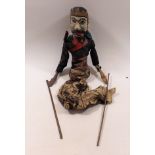 An Early 20thC. Carved Wood Puppet Figure