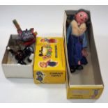 Two Pelham Puppets Cat & Granny With Original Boxe