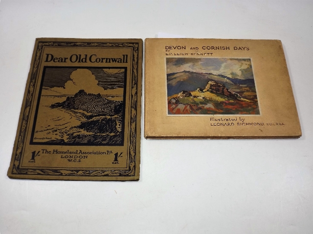 Dear Old Cornwall & Devon & Cornwall Days Illustra