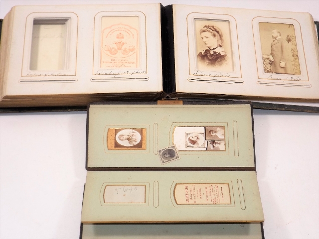 Two Antique Photo Albums Including Some Of Royalty