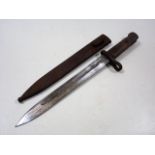 A German WW1 Mauser Bayonet & Scabbard