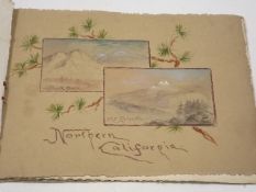 A Mid 19thC. Sketch & Watercolour Book Including I