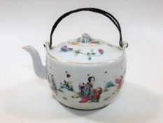 A Small 19thC. Chinese Porcelain Teapot