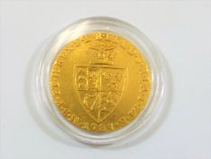 A 1787 George III Gold Guinea