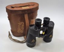 A Pair Of REL Canada WW2 Binoculars & Case