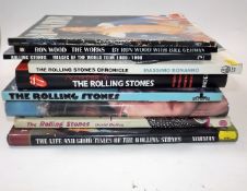 A Quantity Of Books Relating To The Rolling Stones