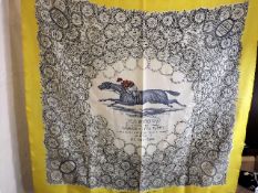 A Silk Scarf Depicting Mahmoud, Winner Of The Epso
