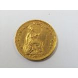 A Yellow Metal William IV Farthing