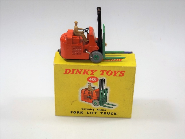 A Dinky Toys No. 401 Coventry Climax Fork Lift Tru