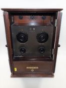A Mahogany Cased BBC Gecophone Twinned With A BBC