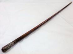 A Royal Army Medical Corps Malacca Swagger Stick