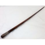 A Royal Army Medical Corps Malacca Swagger Stick