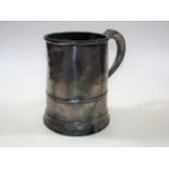 A Victorian Pewter Quart