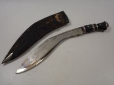 An Early 20thC. Indian Kukri Knife