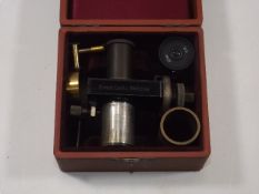 Ernst Leitz Wetzlar Boxed Microscope Parts