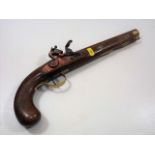 A 19thC. Flintlock Pistol