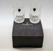 A Boxed Pair Of Waterford Crystal Cut Glass 12oz