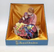 A Royal Doulton HN1342 Boxed Flower Sellers Childr
