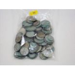 A Bagged Quantity Of 0.500 Silver Coinage