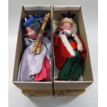 Two Pelham Puppets Queen & King With Original Boxe