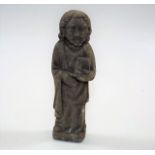 A 19thC. Carved Stone Figure