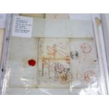 An Album Of Early & Mid 19thC. Postage Covers & Ep