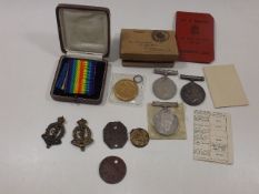 A WW1 & WW2 Family Medal Set - Horace King 408247