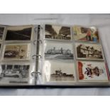 A Good Postcard Album Containing Approx. 400 Vinta