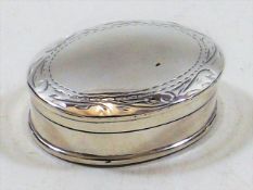 A Small Silver Snuff Box