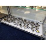 Approx. 33 Danbury Mint Pewter Models Of Cars