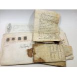 A Small Quantity Of Vellum & Paper Indentures