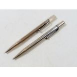 Two Silver Self Propelling Pencils