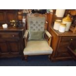 An Edwardian Arm Chair