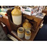 A John Price Sedington Stoneware Jar & Three Other