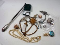 A Quantity Of Costume Jewellery Including Silver I