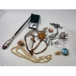 A Quantity Of Costume Jewellery Including Silver I