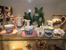 A Quantity Of Crested Ware Porcelain Mostly Relate