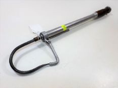 A Vintage Alloy Fishing Gaff With Wood Handle